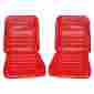 067603 Red65 N A Mustang Upholstery Full Set With Front Bucket Seats Red Pony Interi