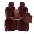 068554 3724 3440 Distinctive Industries 1969 Mustang Upholstery Standard Front Set For Bench Only Dark Red