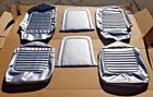 101493 Distinctive Industries New Ford Bronco Silver Front Bucket Seat Upholstery