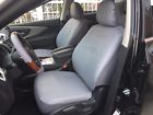 159-grey Protech Pu Leather Universal Fit Pair Of Front 756201927898