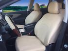 159-tan Protech Pu Leather Universal Fit Pair Of Front 756201938139