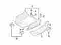 1an561j3aa Dodge Chrysler Oem Seat Track Cover Image 7 1an561j3aa Dodge Chrysler Oem Seat Track Cover Image 7