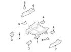 1uk85hl1aa Dodge Chrysler Oem Seat Track