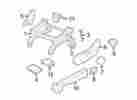 1un87hl9aa Jeep Chrysler Oem Seat Track Cover Image 10
