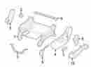 1up83dx9aa Dodge Chrysler Oem Seat Track Cover Image 4