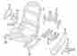 1xs97dx9aa Jeep Chrysler Oem Seat Track Cover Cap Image 10