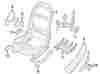1xs97lc5aa Jeep Chrysler Oem Seat Track Cover Cap Image 10
