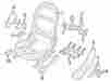 1xs97lu5aa Jeep Chrysler Oem Seat Track Cover Cap Image 10