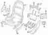 1xt01dx9ab Jeep Chrysler Oem Seat Track Cover Image 10