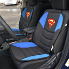 2p-wbch-1606-eb2 Bdk Superman Car Seat Protector Cushion Cover Black Gray Dc