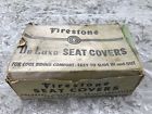 3-c-108 Firestone Vintage De Luxe Seat Covers Nos