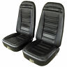 419420 Corvette America Leather Black Seat Covers
