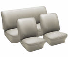 43-1123-05 Tmi Vw Seat Upholstery Full Set Off-white Basketweave Vinyl Fits Beetle 1958-1964