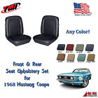 43-70228-any Tmi Products 1968 Mustang Front Rear Seat Upholstery Any Color By Made In The Usa