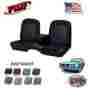 43-70328-any Tmi Products 1968 Ford Mustang Black Front Rear Bench Seat Upholstery Any Color Usa Made