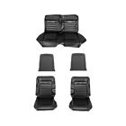 43-70825-958 Tmi Pony Front Rear Sport Seat Upholstery Black Mustang Coupe