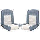 43-71125-2287-2290 Tmi Mustang Premium Upholstery Full Set With Front Buckets Bl
