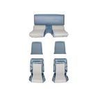 43-72125-2287-2290 Tmi Front Rear Pony Seat Upholstery Mustang Fastback
