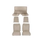 43-72125-2613 Tmi Front Rear Pony Seat Upholstery Parchment Mustang Fastback