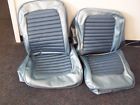 43-72226-2287-2946 Tmi Products 1966 Mustang Fastback Two Tone Blue Standard Upholstery Front And Rear Full Set