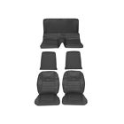 43-72825-958 Tmi Pony Front Rear Sport Seat Upholstery Black Mustang Fastback