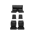 43-72827-958 Tmi Front Rear Sport Seat Upholstery Black Mustang Fastback