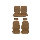 43-76624-l261 Tmi Front Rear Upholstery Leather Saddle Mustang Gt Coupe