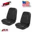 43-80207-2295 Tmi Products 1967 1968 Camaro Front Bucket Seat Upholstery Black Vinyl Covers