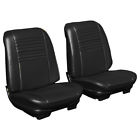 43-82207-2295 Tmi Products Chevelle El Camino Front Bucket Upholstery Black Usa