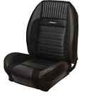 46-70105-6525-99-rs Tmi Mustang Deluxe Pony Sport Seat Upholstery Front Only Black