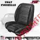 46-82027-2295 Tmi Automotive Products 1967 Chevelle Sport R Seat Upholstery Coupe Convertible Full-set F 46-83027-2295 46-82027-2295 Tmi Automotive Products 1967 Chevelle Sport R Seat Upholstery Coupe Convertible Full-set F 46-83027-2295