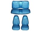 5501-buk-330 Pg Classic Challenger Bucket Seat Cover Set Blue