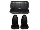 5503-buk-100 Pg Classic Barracuda Cuda Challenger Seat Cover Set Black