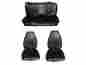 5506-buk-100 Pg Classic 1971 Challenger Front And Rear Seat Cover Set Black