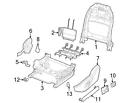 5lj29dx9aa Dodge Chrysler Oem Seat Track