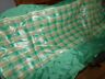 617280 Riverside Vintage Auto Seat Cover Green Plaid Rear Only Box