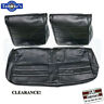 65as10b Pui Chevelle Malibu Front Bench Seat Upholstery Covers Black Clearance
