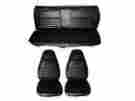 6606-buk-100 Pg Classic 1972 Duster Demon Front Bucket Seat Cover Set Black 6606-buk-100 Pg Classic 1972 Duster Demon Front Bucket Seat Cover Set Black