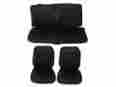 6615ht-buk-100 Pg Classic 1967 Barracuda Notchback Seat Cover Set Black