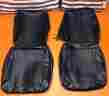 66ksb10u Parts Unlimited Inc P.u.i 1966 Plymouth Barracuda Black Front Bucket Seat Covers Low Back