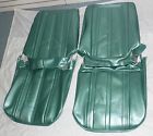 66xs02c 66xs02u D273c D273 Pui 1966 Nova Ss Front Bucket Rear Seat Covers Door Panels Aqua