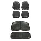 67fs10c 67fs10u New Camaro Front Bucket Rear Bench Seat Covers Black