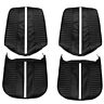 67xs10u Pui Chevy Ii Nova Ss Front Black Bucket Seat Covers