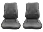 68cs10u Pui Interiors Cutlass Holiday Black Front Bucket Seat Covers By