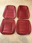 68gcd10 Legendary Auto Interiors Camaro Deluxe Red Bucket Seat Covers By