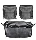69cs10b Pui Interiors Cutlass Holiday Black Front Bench Armrest Seat Covers