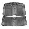 69ds10vs Pui Interiors Camaro Deluxe Convertible Black Rear Bench Seat Covers