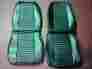 69ksb10u Parts Unlimited Inc P.u.i 1969 Plymouth Barracuda Black Front Bucket Seat Covers Low Back Cuda Hemi Ss Gts