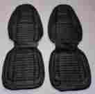 70ksa10u Parts Unlimited Inc P.u.i 1970 Dodge Charger Black Front Bucket Seat Covers Buckets High Back R T