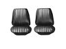 72gs10u Pui Interiors Gto Lemans Sport Black Front Bucket Seat Covers